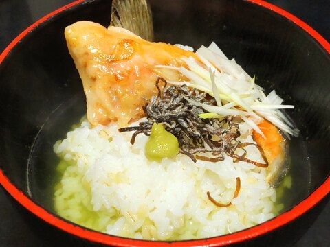 かぐらざかの焼き鮭のお茶漬けⅢ♪